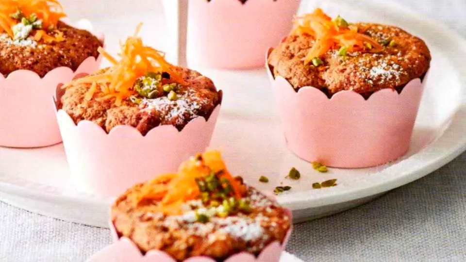 Möhren-Mandel-Muffins