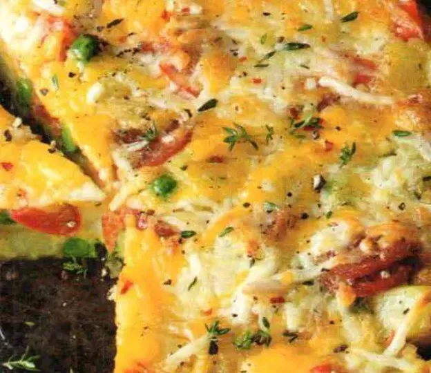 Kartoffel-Paprika-Tortilla