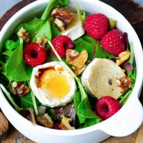 Gratinierter Ziegenkäse mit Honig